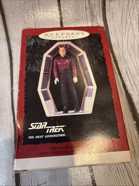Hallmark keepsake ornament Star Trek TNG Pickard vintage